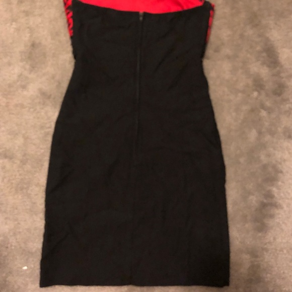 Matching Strapless Mini Dress Sz S & Heels 10 - Picture 6 of 16